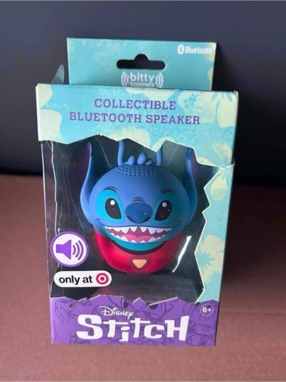 Disney Stitch Collectible Bluetooth Speaker - Blue & Red